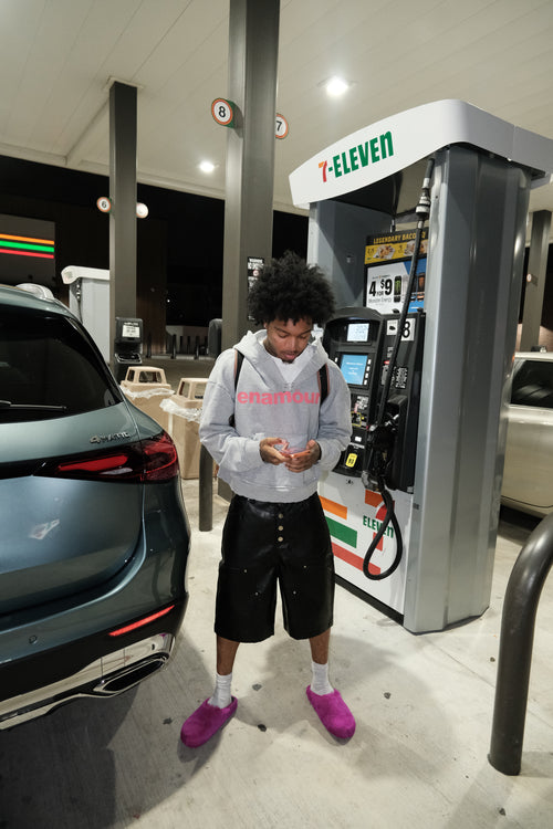 Ebony leather Shorts