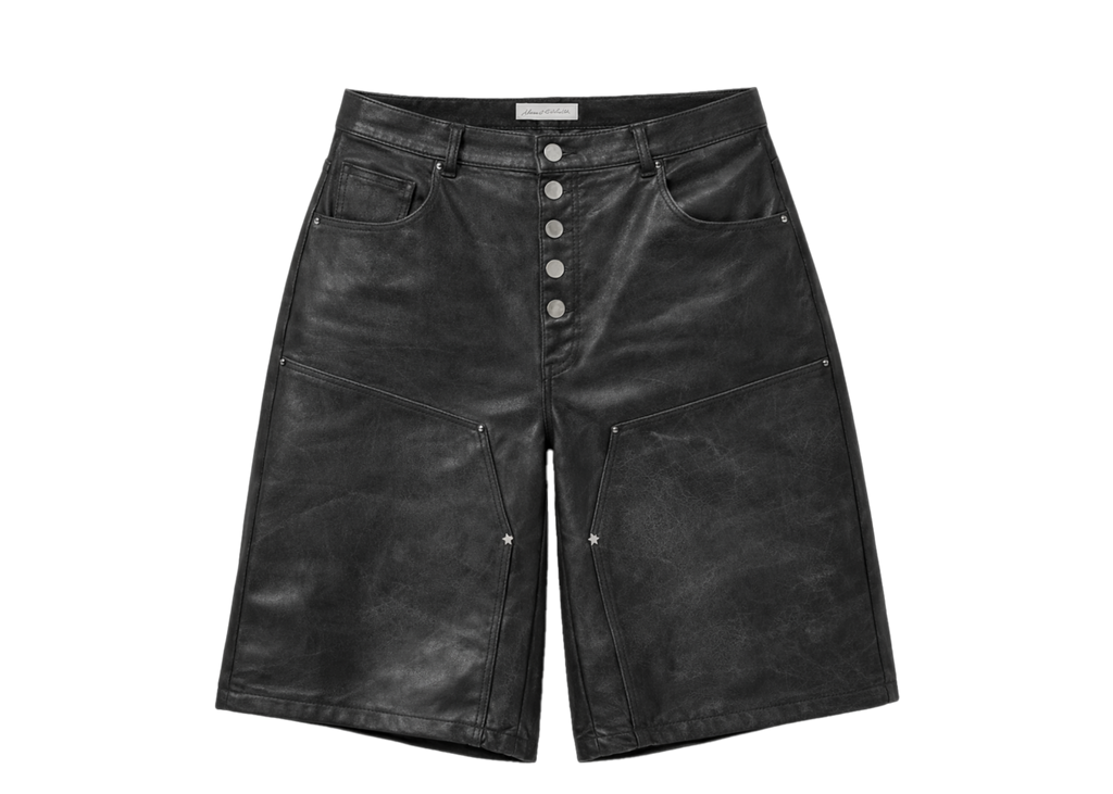 Ebony leather Shorts