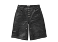 Ebony leather Shorts