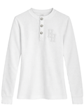 Ivory White Button up Thermal